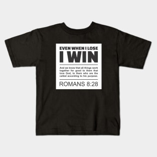 Romans 8:28 - Bible Scripture Kids T-Shirt